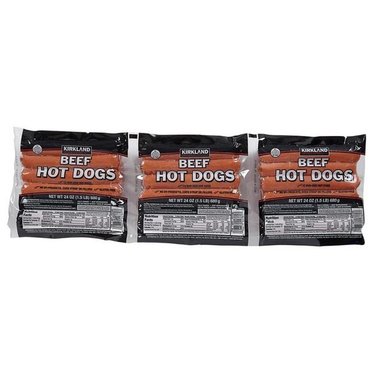 Kirkland Signature Beef Wiener Three Pack - Coastal Convenience